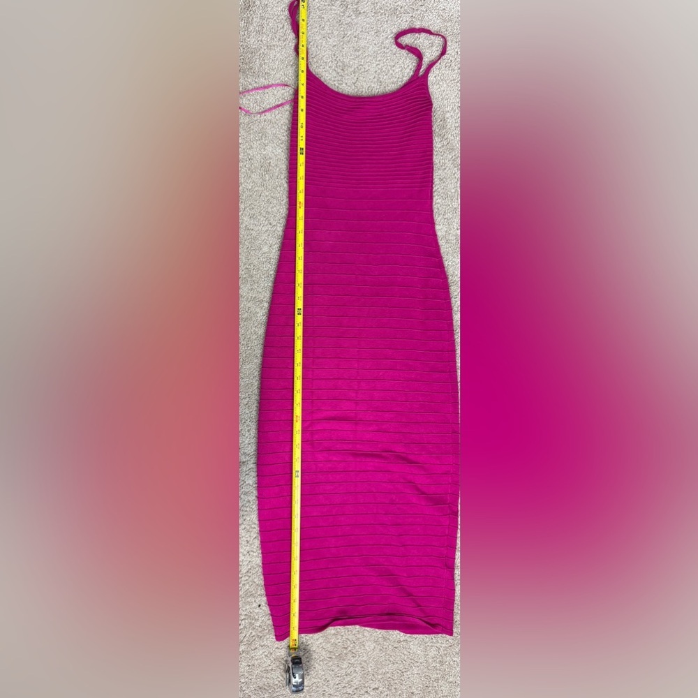 Express Fuchsia Midi Dress size XS - Picture 7 of 7